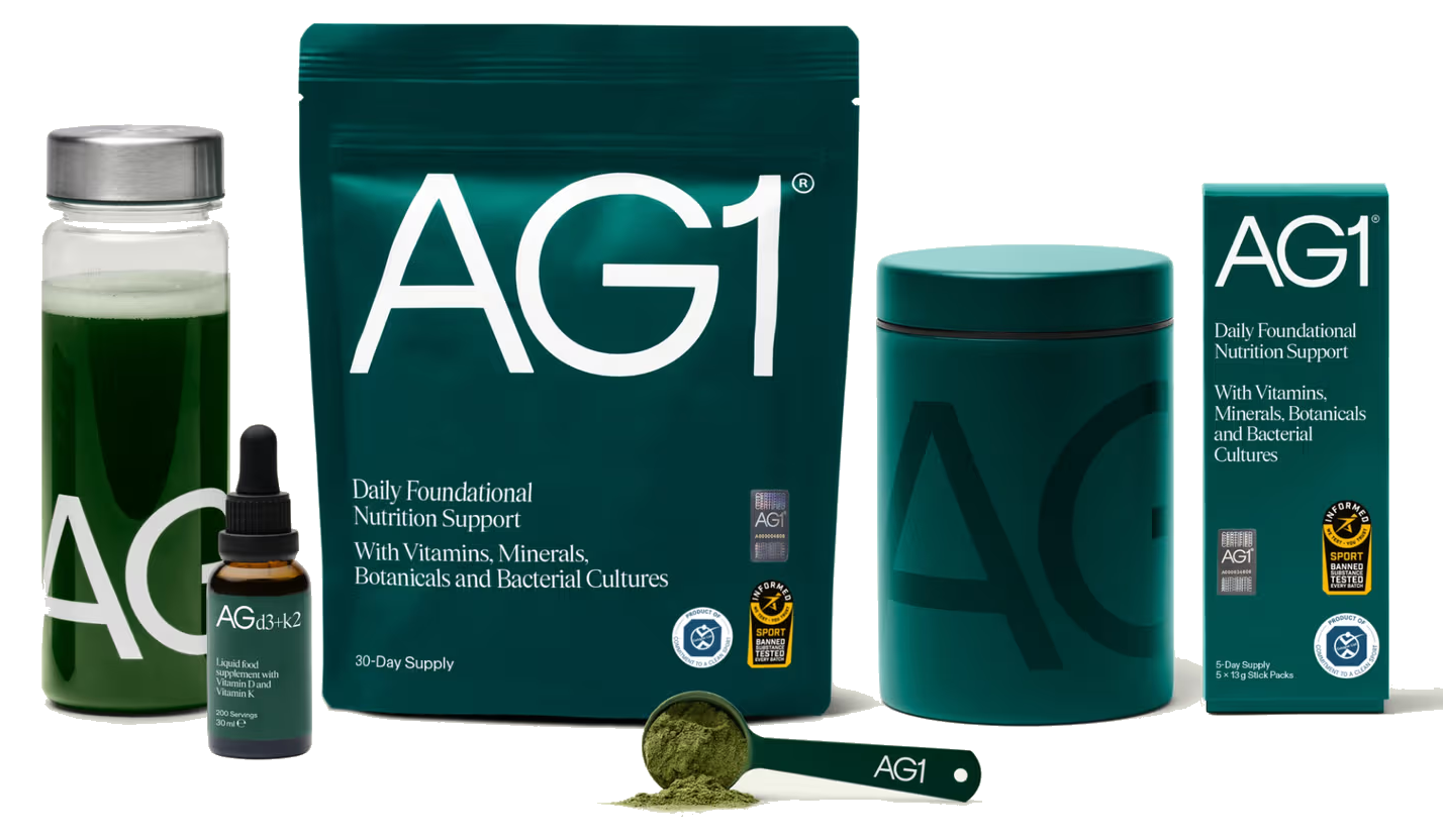 AG1 daily greens — the benchmark