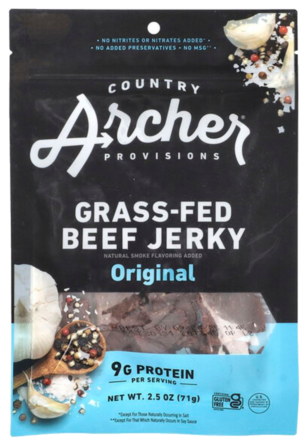 Country Archer Grass-Fed Beef Jerky
